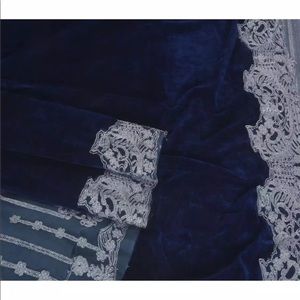 Velvet Net Saree